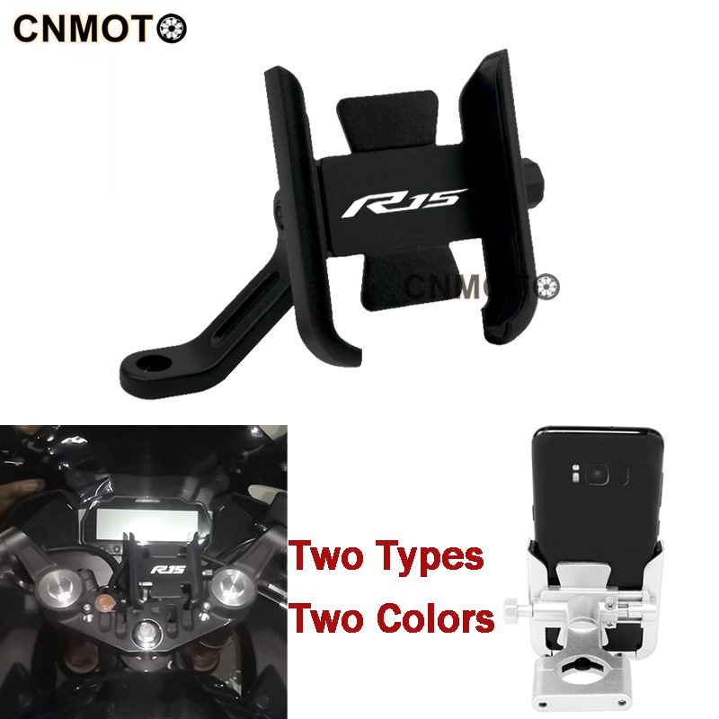 Giá Đỡ Điện Thoại Bằng Hợp Kim Nhôm Gắn Xe Đạp Tiện Dụng Cho YAMAHA YZF R15 V3 V2 V1
