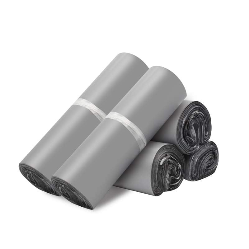 Túi đóng gói hàng thương mại điện tử WINWIN4VIC màu xám bạc size 45x60, Túi đóng hàng niêm phong cuộn 100 túi tự dính