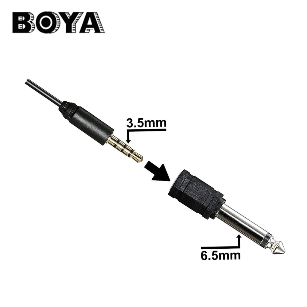 Micro cài áo Boya BY-M1 cổng 3.5mm 5.0 chuyên dụng cho điện thoại thông minh