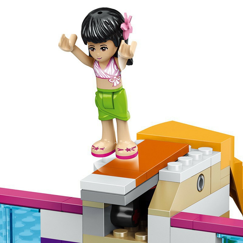 Bộ Lego Con Gái Xếp Hình Friends Biệt Thự Của Andrea & Martina 76008  Lego Cầu Trượt Mùa Hè