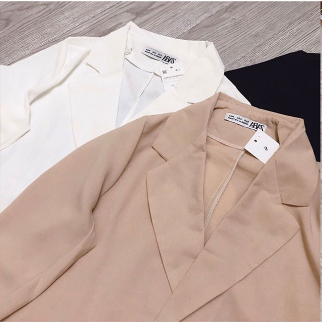 [HÀNG LOẠI 1] Áo blazer nữ mỏng một lớp khoác ngoài ba màu thời trang (Thời trang công sở VIP)(Cam kết hàng y hình) | BigBuy360 - bigbuy360.vn