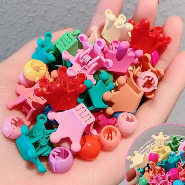 Túi 50 Kẹp Tóc Nhí Hoạt Hình Dễ Thương