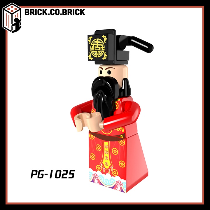 Thần Tài Đón Tết Nhân Vật Minifig Mô Hình Lắp Ráp Chủ Đề Xuân PG1025