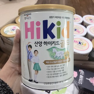 sữa bột hikid vani, socola, premium, dê 600g mẫu mới