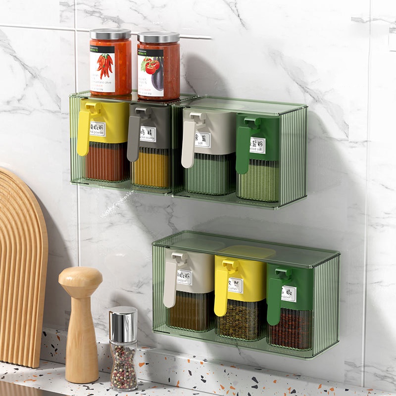 Hộp Đựng Gia Vị Nhiều Ngăn Sang Trọng Cho Nhà Bếp