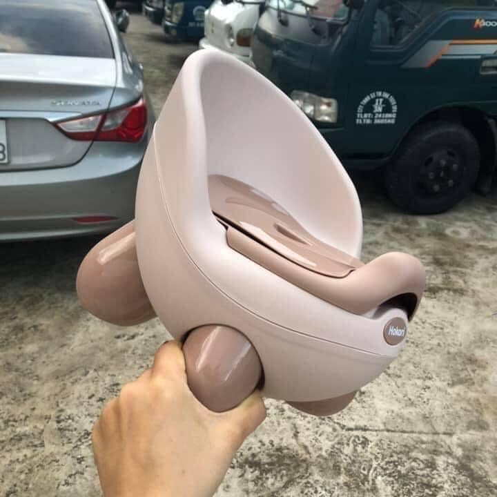 Bô cho bé đi vệ sinh hình thú đáng yêu AMIZIN Bô nhựa vệ sinh có nắp cho bé