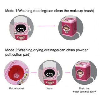 Máy Rửa Cọ Trang Điểm Mini Đa Năng (Giỏ Đựng Cọ Trang Điểm)