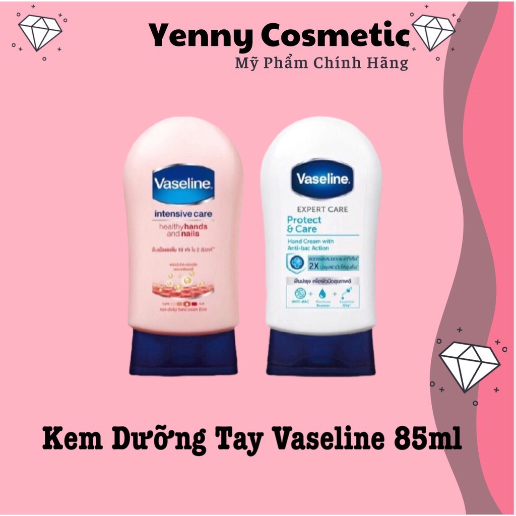 Kem Dưỡng Da Tay Vaseline Healthy Hands And Nails 85ml