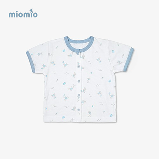 Áo sơ sinh nút giữa tay ngắn Thỏ - miomio