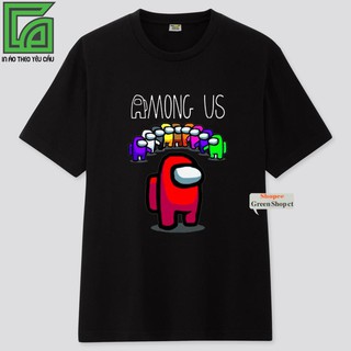 SALE- ÁO THUN IN HÌNH GAME AMONG US VẢI COTTON THÁI S116 - áo GAME đẹp