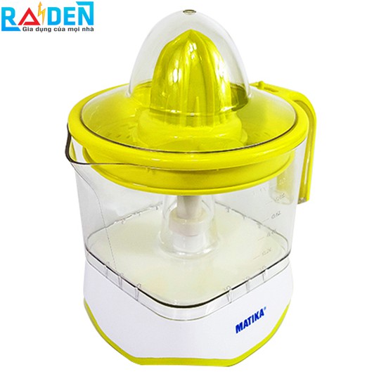 Máy vắt cam điện 40W Matika MTK-3310ho có đầu vắt dành cho cam lớn, xoay 2 chiều tự động