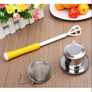 Cây đánh cà phê tạo bọt, đánh trứng bằng nhựa