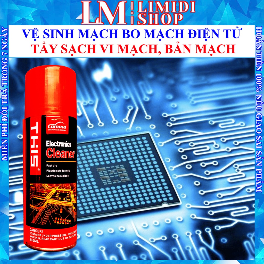 [FLASHSALE] Vệ Sinh Mạch Điện Tử - Chai Xịt Tẩy Rửa Bo Mạch, Điểm Tiếp Xúc Điện Tử - THIS Electronics - LIMIDI