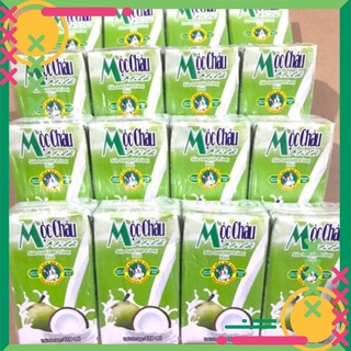 Vỉ 4 hộp sữa mộc châu dừa/đường 110ml