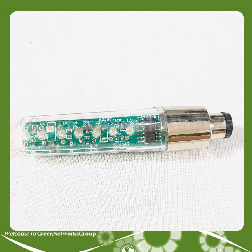 Đèn led van vòi phát sáng chạy ra chữ Greennetworks ( Kiểu chữ-hình giao ngẫu nhiên )