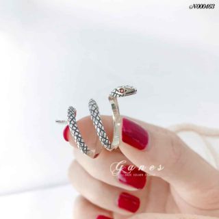 NHẪN RẮN BẠC SIÊU HOT(CHUẨN BẠC)