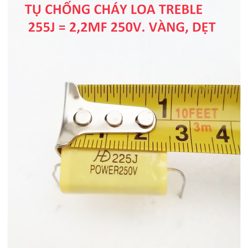 Tụ cản Loa Mid - Loa treble các loại: 1 cái