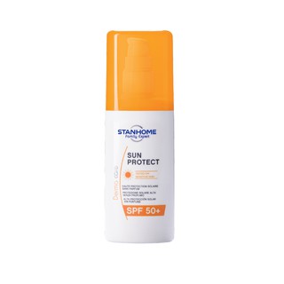 Kem chống nắng dưỡng ẩm cho da nhạy cảm chỉ số SPF 50+ Stanhome Sun Protect 50+ dung tích 125ml hạn 01/2022