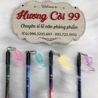 bút cá mực xanh bôi xoá được