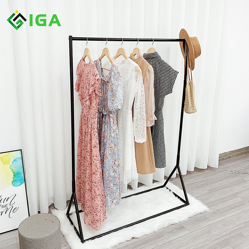 Giá Treo Quần Áo IGA Black Single Chữ Y Phong Cách Hiện Đại GM01 MÀU ĐEN