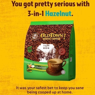 Oldtown white coffee Hazelnut Malaysia (hạt dẻ)
