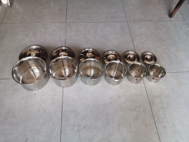 Thố tròn inox đựng gia vị ,thực phẩm....