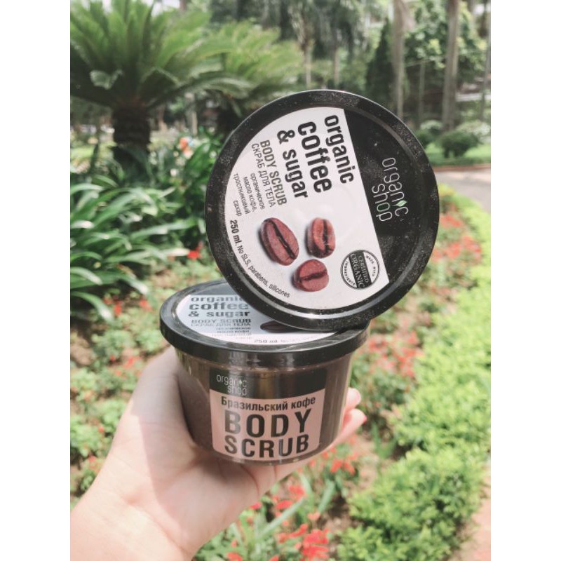 Tẩy da chết body Cafe