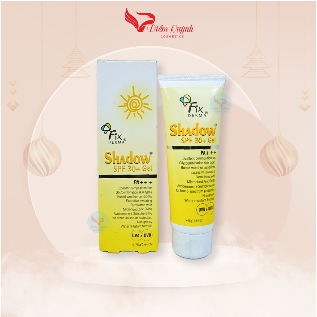 Kem chống nắng Fixderma Shadow SPF 50+ PA+++ 75g