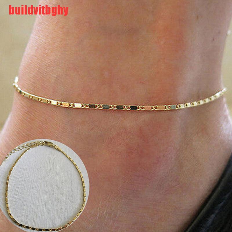 Lắc Chân Mạ Vàng Thiết Kế Đơn Giản Thời Trang | BigBuy360 - bigbuy360.vn