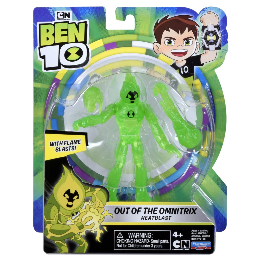 Mô Hình Đồ Chơi Nhân Vật Ben 10 Out Of The Omnitrix Heatblast