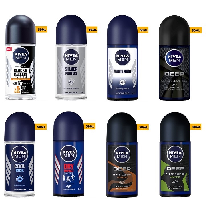 LĂN ngăn mùi NIVEA MEN cho Nam chai 50ml