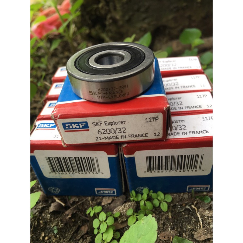 Vòng bi SKF 6201 cốt trong 10mm, dày 9mm - Vòng bi phi tiêu chuẩn