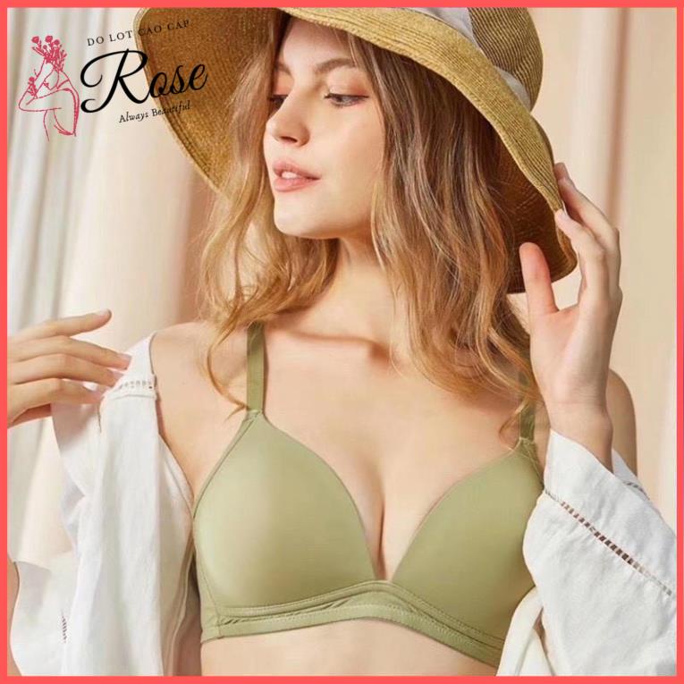 Áo Lót Nữ Su Đúc Áo Ngực KHÔNG GỌNG Đệm Mỏng Thông Hơi Thoáng Mát - Rose A600
