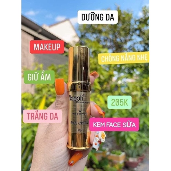 [Chính hãng] KEM FACE SỮA NAPOLI 20gr