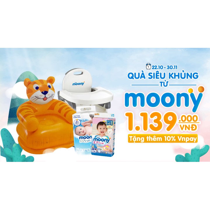 Ghế hơi gấu quà tặng moony