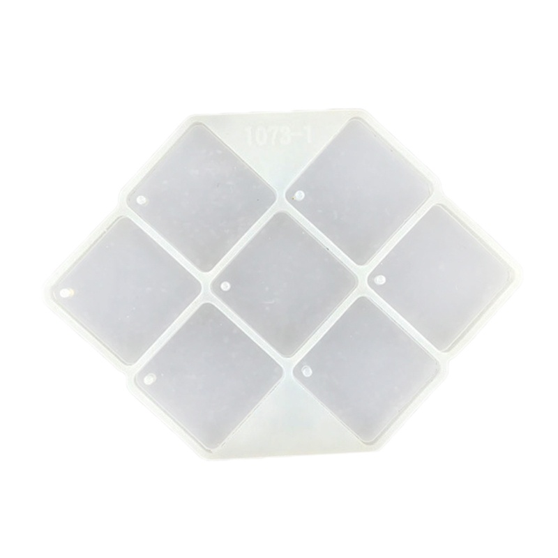 Sa Khuôn Silicon Làm Bông Tai Thủ Công Bằng Resin Thời Trang