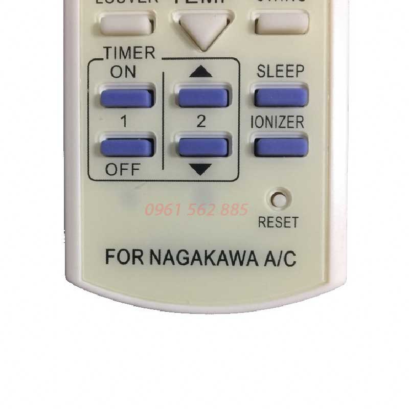 Điều Khiển Remote Máy Lạnh NAGAKAWA Mẫu 1 _Bảo Hành Đổi Mới