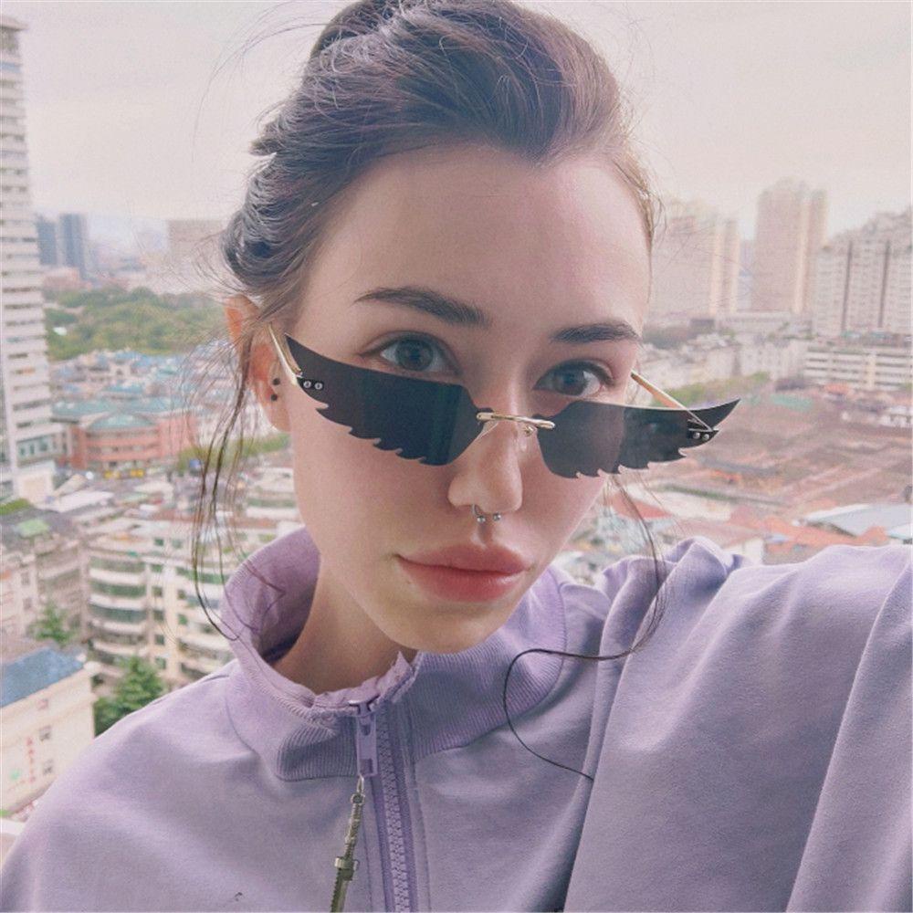 Kính Mát Gọng Hình Cánh Thiên Thần Chống Tia UV400