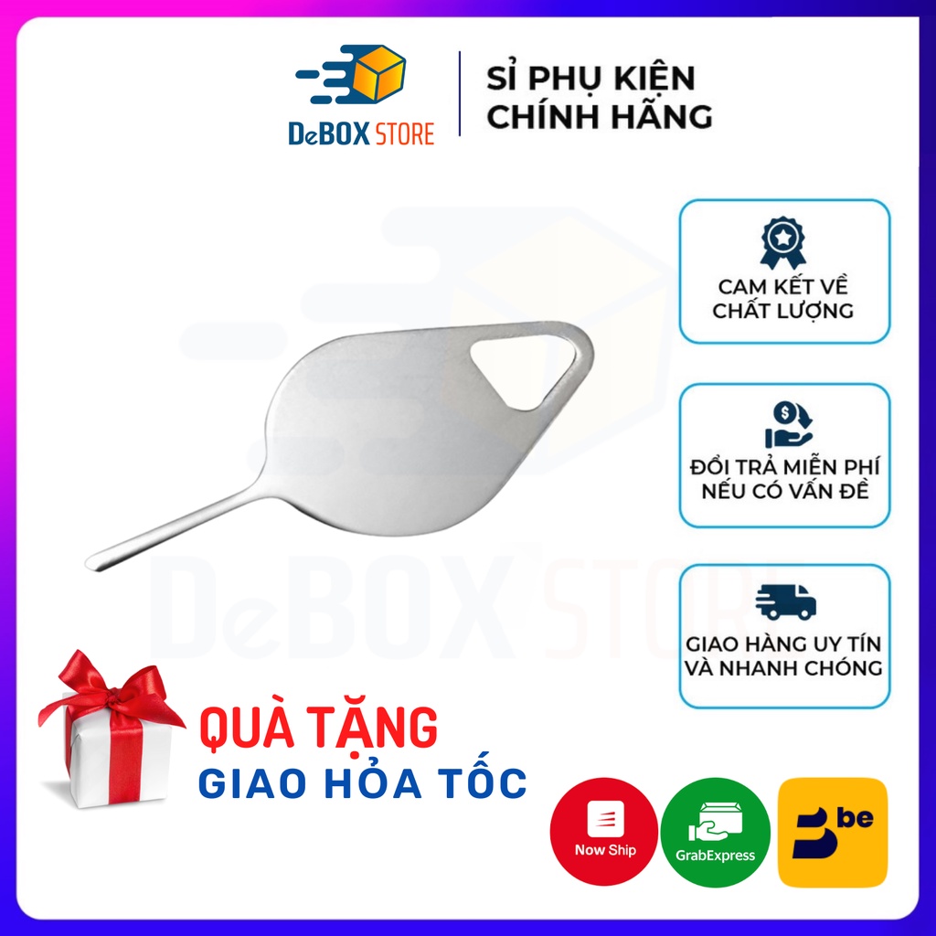 【GIFT BOX】Cây chọc sim, Que chọc sim cho điện thoại chất liệu thép không rỉ