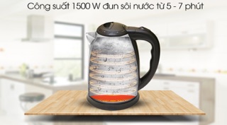 Bình đun siêu tốc Delites 1.8 lít ST18S05 Mới 100%