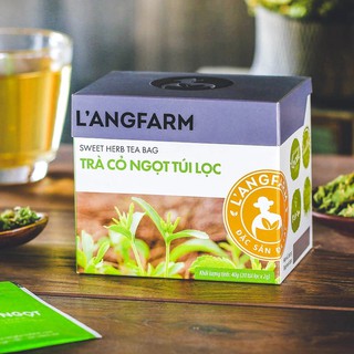 Trà Cỏ Ngọt Túi Lọc Langfarm, Hộp 20 Tép - DS064