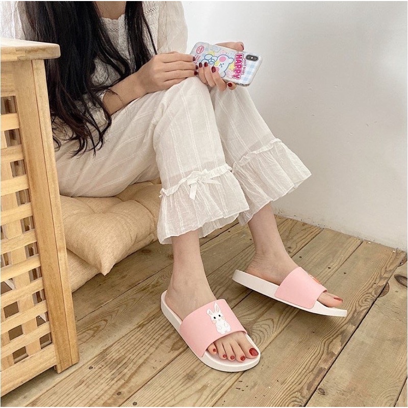 Dép lê thỏ hồng cà rốt