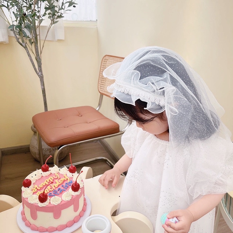 Bờm voan kim kim tuyến công chúa cho bé
