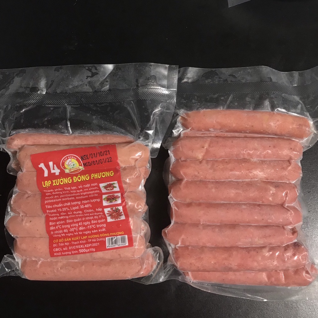 LẠP XƯỞNG TƯƠI ĐÔNG PHƯƠNG/LẠP XƯỞNG LACUSINA THƠM NGON CHUẨN VỊ  Now ship, Grab ship