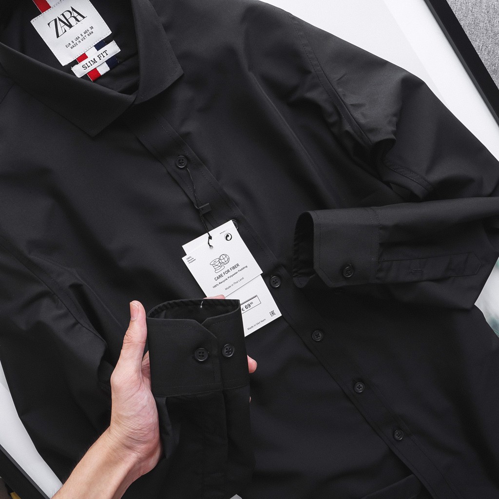 Áo sơ mi nam dài tay cổ bẻ Z.R cao cấp hàng xuất dư D365-SM39 | BigBuy360 - bigbuy360.vn