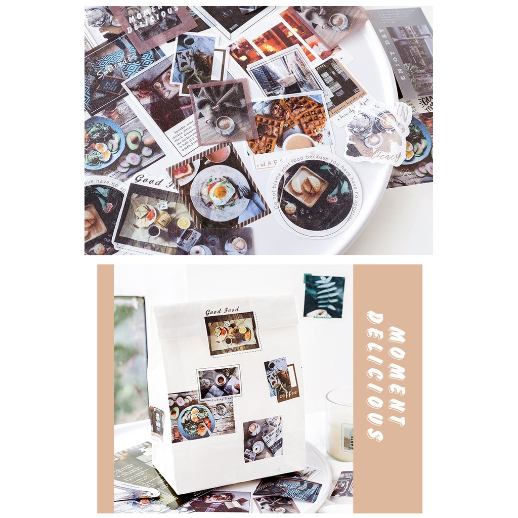 Set 40 washi sticker instagram trang trí planner, bullet journal