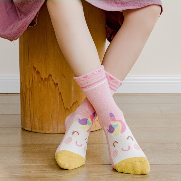 2023-Set 5 Đôi Tất Chân Cho Bé, Mẫu Xuất Hàn MINLIU Socks Chính Hãng Cottong Mềm Mại, Tất Chân Bé Trai, Tất Chân Bé Gái