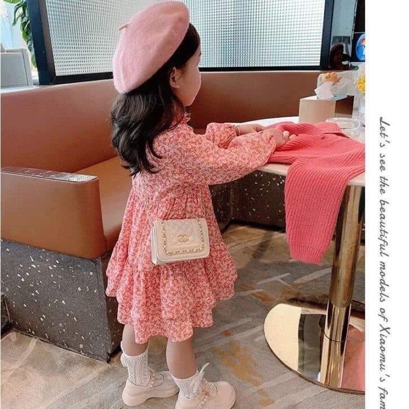 Set áo cardigan + váy