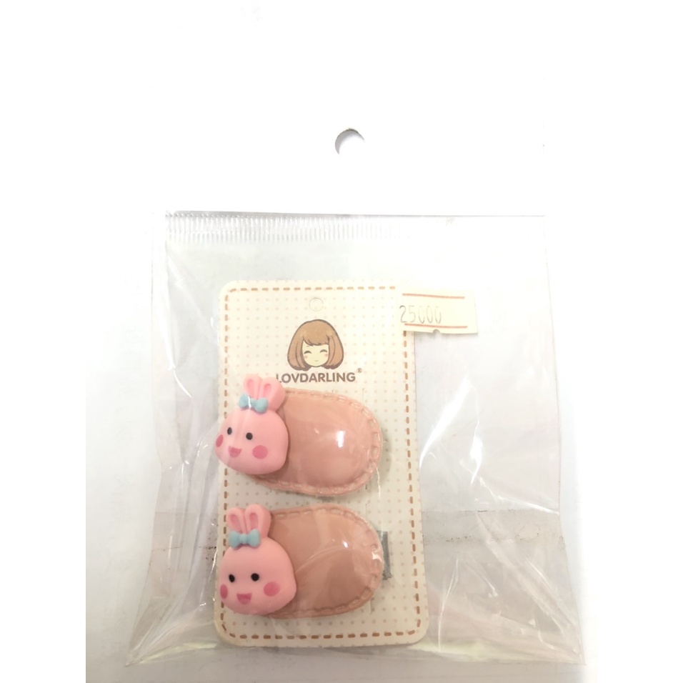 [Hàng mới về] Vỉ 2 kẹp tóc Tím đáng yêu cho bé