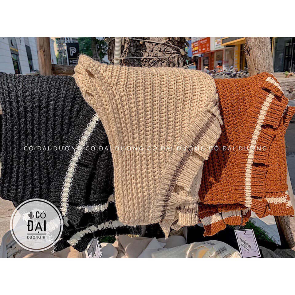 Áo len Ghile cổ rách kiểu (kèm ảnh thật,video) | BigBuy360 - bigbuy360.vn